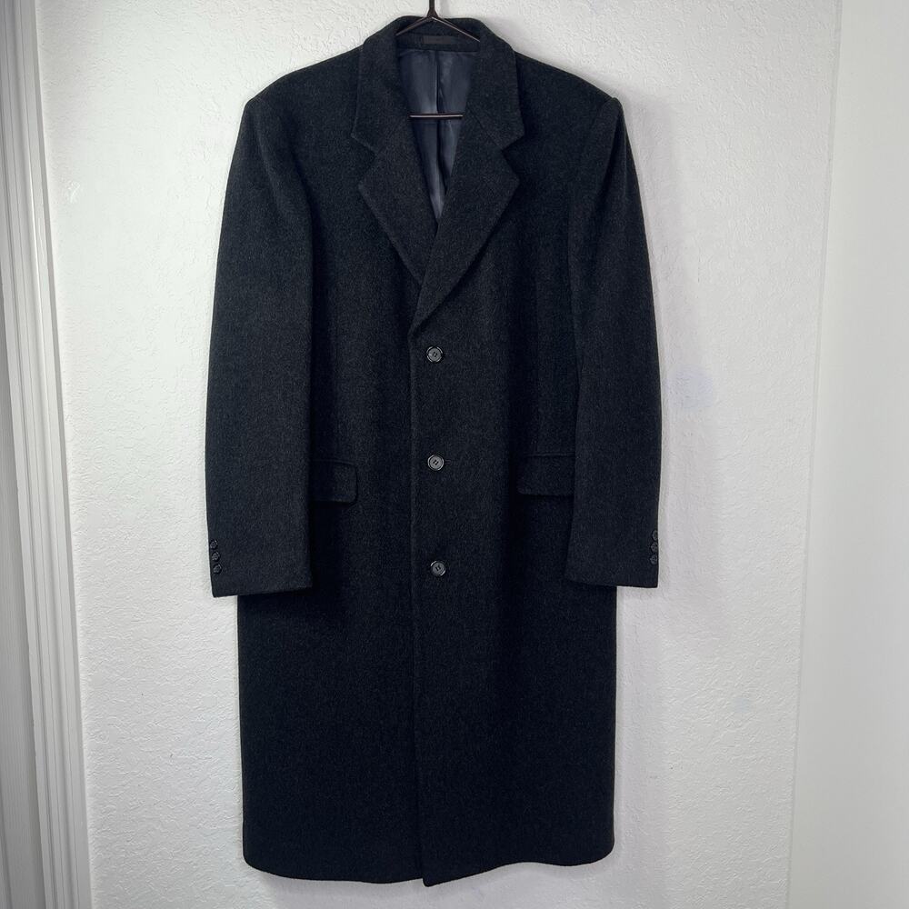 Nino Cerruti Rue Royale Duster Cardigan Size 42L black, fully lined, winter